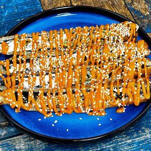 Стрипс ролл с мидиями 