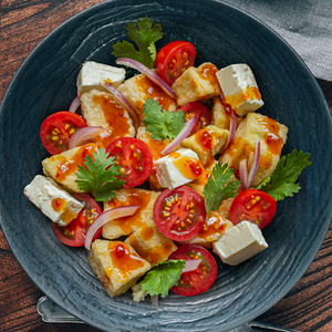 НЕхрустящий баклажан с сыром