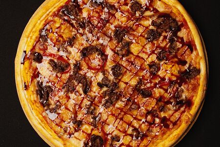 Пицца говядина терияки