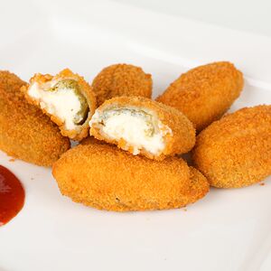 Сырные медальоны с халапеньо