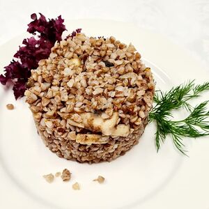 Гречка с грибами