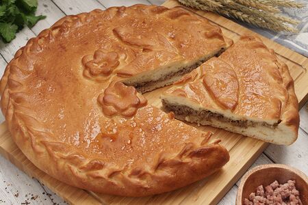 Пирог мясо-капустный