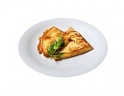 Блины с ветчиной и сыром