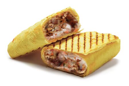 Шаурма Сырная с говядиной мелкорубленой