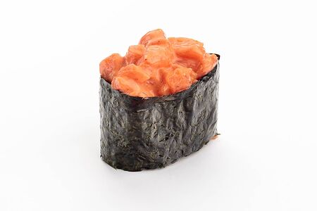 Острые суши с лососем