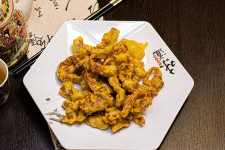 Кусочки утки в кляре