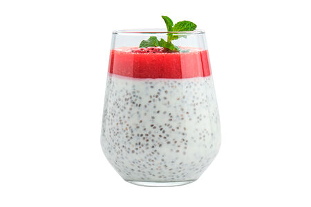 Клубничный чиа-пуддинг