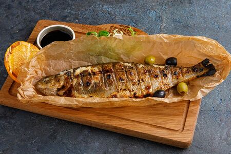 Форель на углях