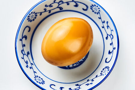 Яйцо, вареное в чае