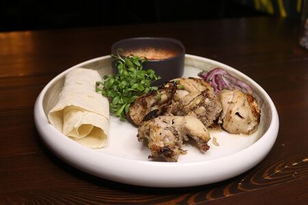 Шашлык из куриного бедра