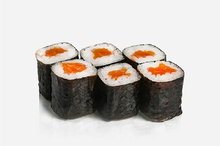 Мини-ролл с копченым лососем