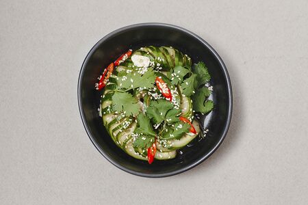 Битые огурцы кимчи