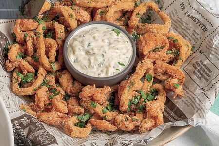 Темпура из креветок и кальмара