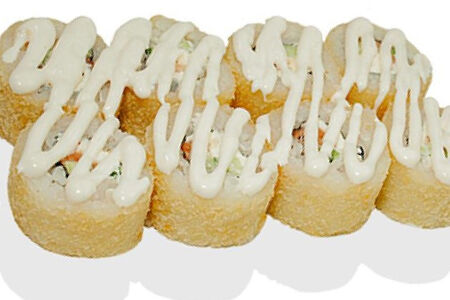 Ролл Цезарь с лососем