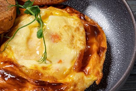 Омлет с крабом