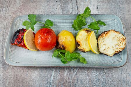 Овощи на мангале