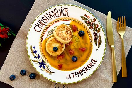 Сырники с соусом манго