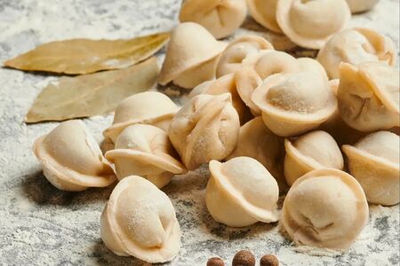 Пельмени с мраморной телятиной