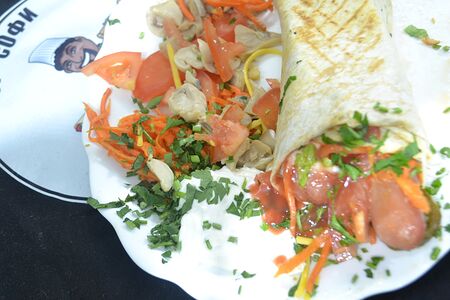 Хот-дог в лаваше