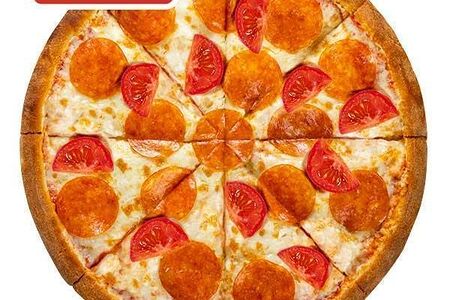Пицца Пепперони супер-томато 30см тонкая