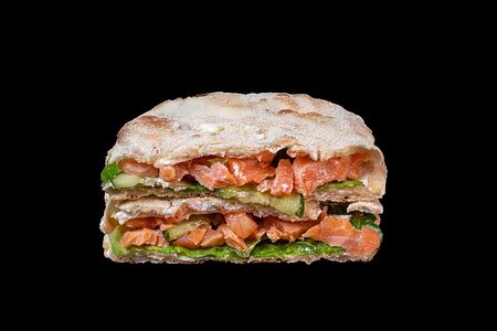 Краст-Сэндвич с Копченым Лососем