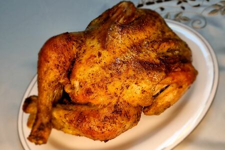 Курица гриль с овощами в лаваше