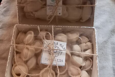 Замороженные вареники сладкие с домашним творогом