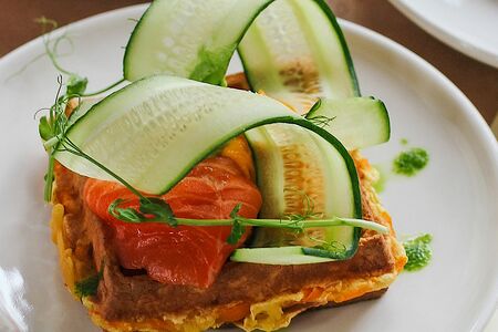 Тыквенная вафля