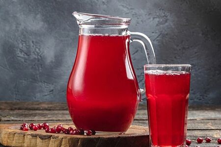 Морс клюквенный