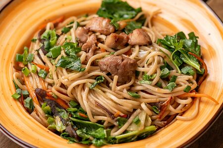 Лапша с курицей