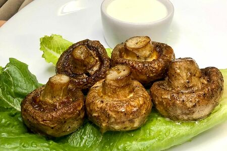 Шампиньоны на углях