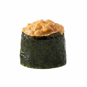 Гункан с копченым лососем