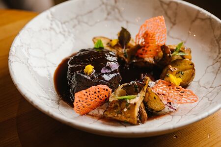 Филе-миньон с грибами