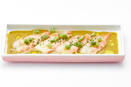 Сашими Креветка с соусом свити