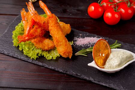 Креветки темпура