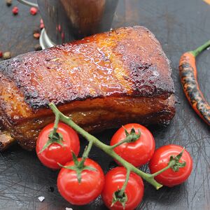 Ребра свиные в медово-томатной корочке