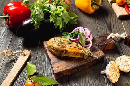 Баклажан на углях