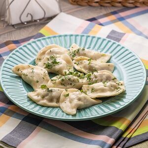 Пельмени с бараниной и мятой