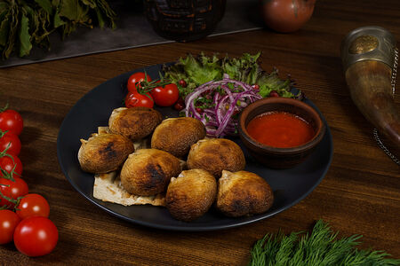 Шампиньоны на углях