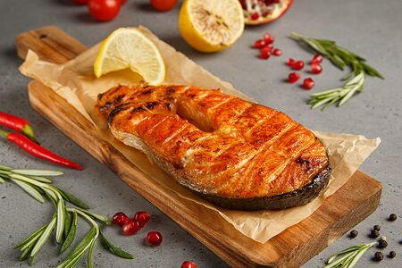 Стейк из семги