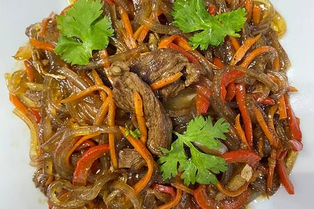 Вок Харусаме с говядиной