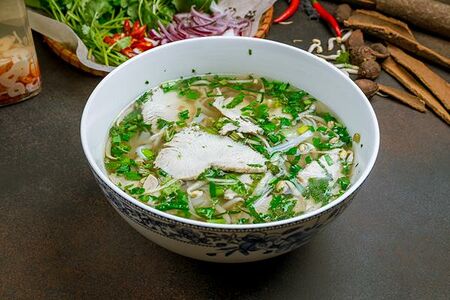 Суп Фо-га тай с филе индейки