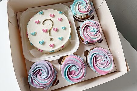 Набор десертов на гендер-пати