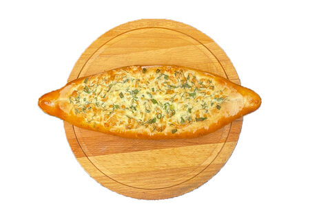 Хачапури с сыром и зеленью