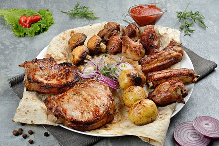 Ассорти из свинины на двоих