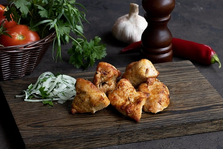 Шашлык из куриной грудки