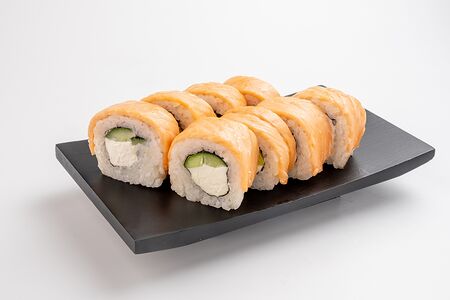 Запеченная Филадельфия с огурцом