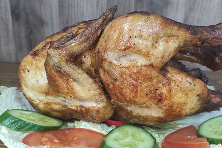 Курица гриль в лаваше с овощами