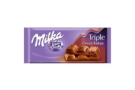 Милка Шоколадная плитка Трипл шоколад