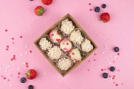 Клубника в белом бельгийском шоколаде